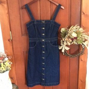 Levi’s dark denim dress